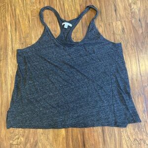 American Eagle Gray Racer Back Workout Tank,Women’s XL